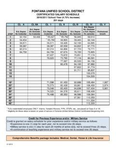 Fusd Salary Schedule