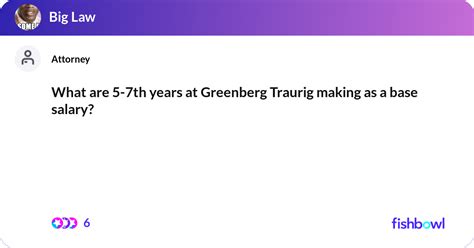 Greenberg Traurig Salary