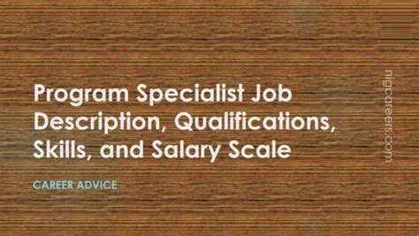 Program Specialist Salary