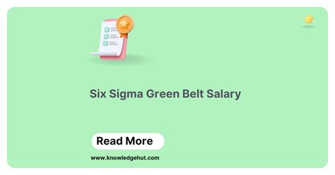 Decoding Your Worth: A Comprehensive Guide to Six Sigma Green Belt Salary in 2024