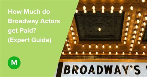 Average Broadway Performer Salary