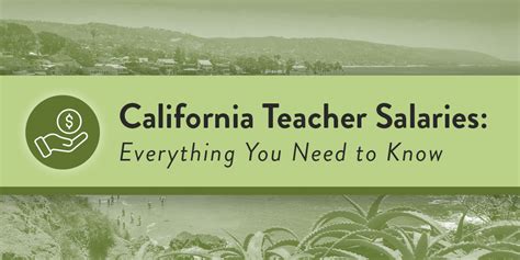 Average California Teachers Salary: A Deep Dive