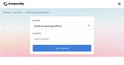 Average Chief Accounting Officer Salary