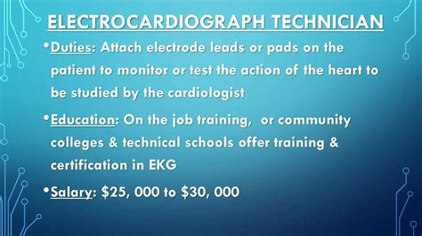 Average Electrocardiograph Technician Salary: A Deep Dive