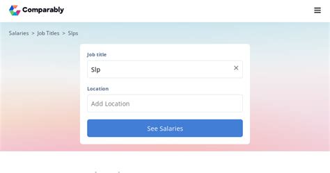 Average SLP Assistant Salary