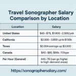Average Travel Sonographer Salary