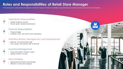 Common Roles and Responsibilities at Ross Stores