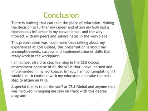 Conclusion: A Capstone Career in Public Service