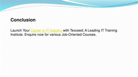 Conclusion: A Launchpad for Your Career