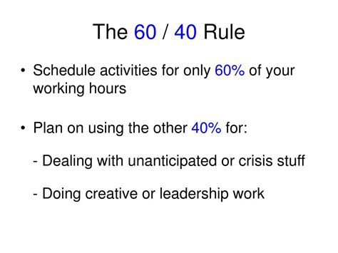 Conclusion: Beyond the 60/40 Rule – A Smarter Approach
