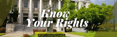 Conclusion: Know Your Rights and Your Role