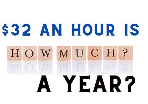 How Does $32 an Hour Compare to National Averages?