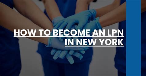 Job Outlook for LPNs in New York