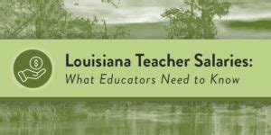 Key Factors That Influence a Louisiana Teacher's Salary
