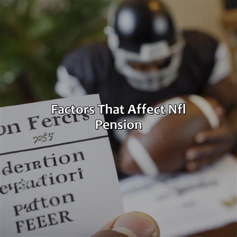 Key Factors That Influence an NFL Player's Earnings & Retirement