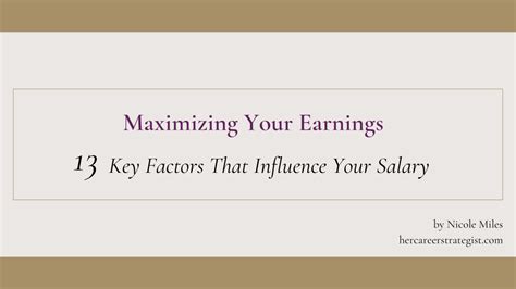 Key Factors That Influence Salary