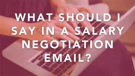 Mastering the Salary Negotiation Email: The Ultimate Template