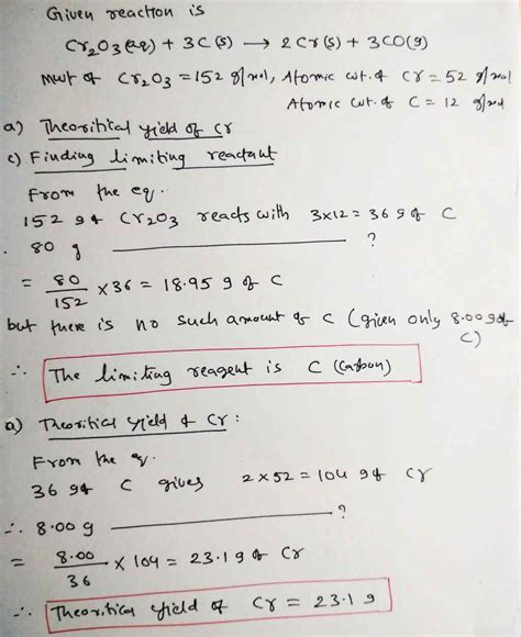 Putting It All Together: A Sample Calculation