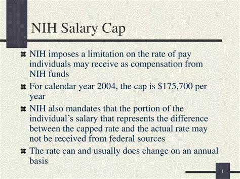 The 2025 NIH Salary Cap: What to Expect