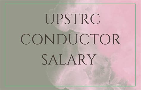The NJ TRANSIT Conductor Salary: A Deep Dive