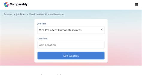 The Vice President of Human Resources Salary: A Deep Dive into Compensation