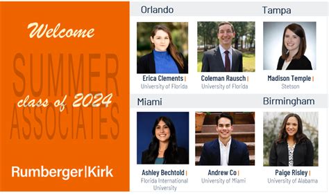 What a Summer Associate at a Firm Like RumbergerKirk Actually Does