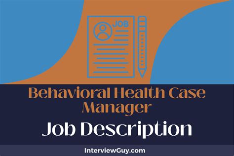 What Does a Behavioral Health Case Manager Do?
