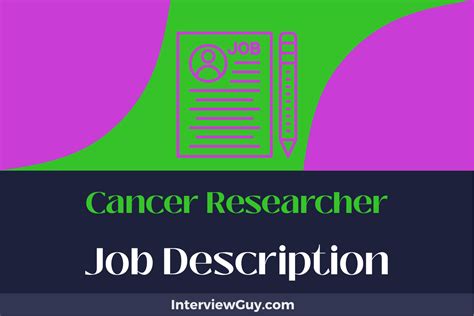 What Does a Cancer Researcher Do?