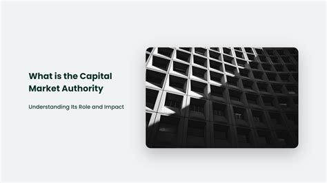 What Does a Capital Markets Authority Professional Do?