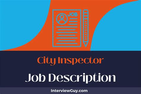 What Does a City Inspector Do?