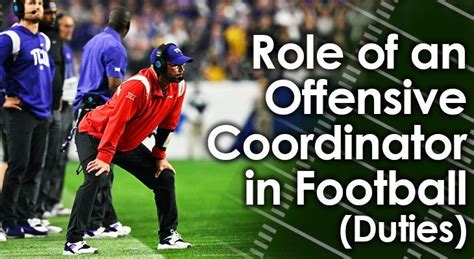 What Does a College Football Offensive Coordinator Do?