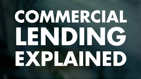 What Does a Commercial Lender Do?