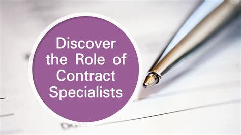 What Does a Contract Specialist Do?