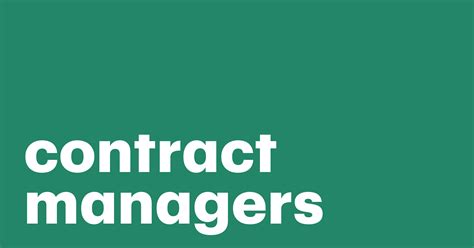 What Does a Contracts Manager Do?