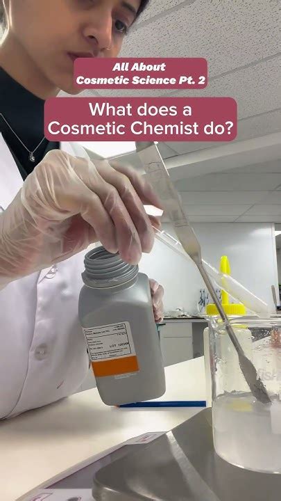 What Does a Cosmetic Chemist Do?