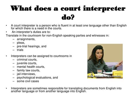 What Does a Court Interpreter Do?