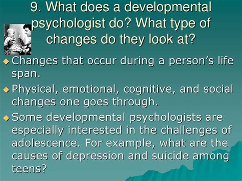 What Does a Developmental Psychologist Do?