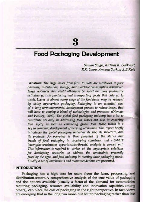 What Does a Food Packaging Development Supervisor Do?