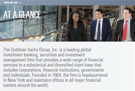 What Does a Goldman Sachs IT Professional Do?