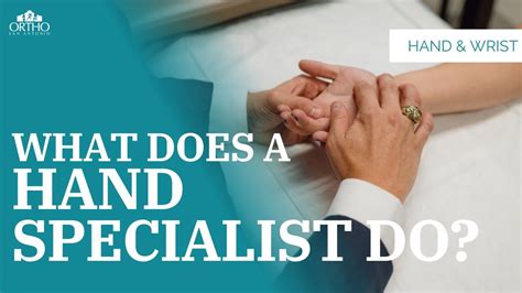 What Does a Hand Surgeon Do?