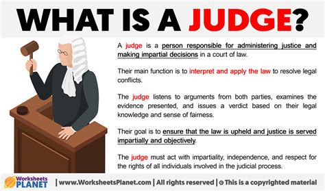 What Does a Judge Do?