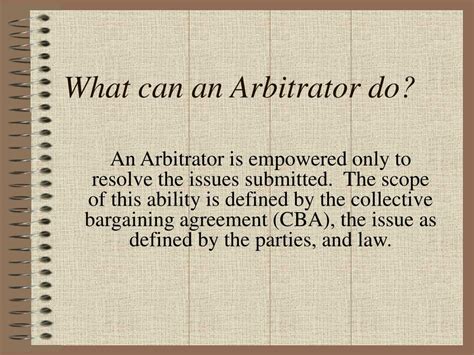 What Does a Judge or Arbitrator Do?