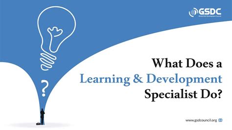 What Does a Learning and Development Specialist Do?