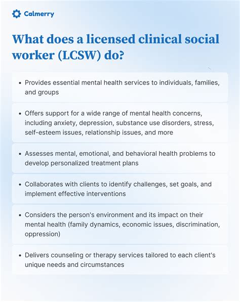 What Does a Licensed Clinical Social Worker (LCSW) Do?