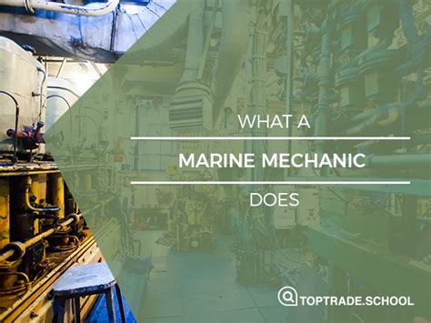 What Does a Marine Mechanic Do?