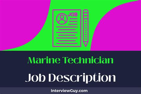 What Does a Marine Technician Do?