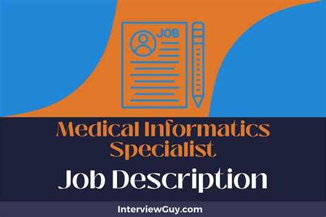 What Does a Medical Informatics Specialist Do?