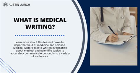 What Does a Medical Writer Do?