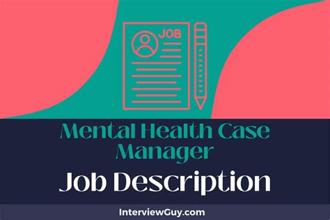 What Does a Mental Health Case Manager Do?