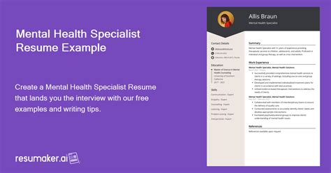 What Does a Mental Health Specialist Do?